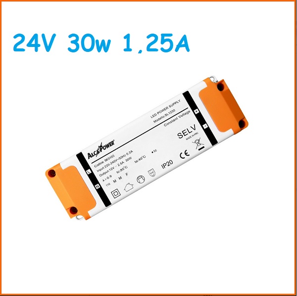 Led Driver Slim 24v 30w 1,25A